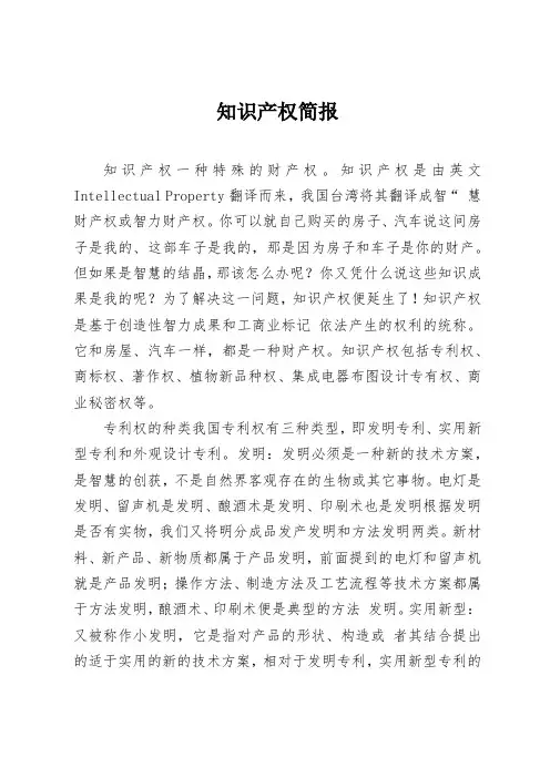 知识产权简报