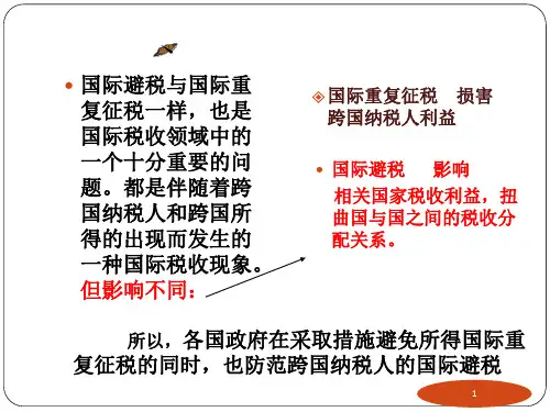 国际避税案例精析2