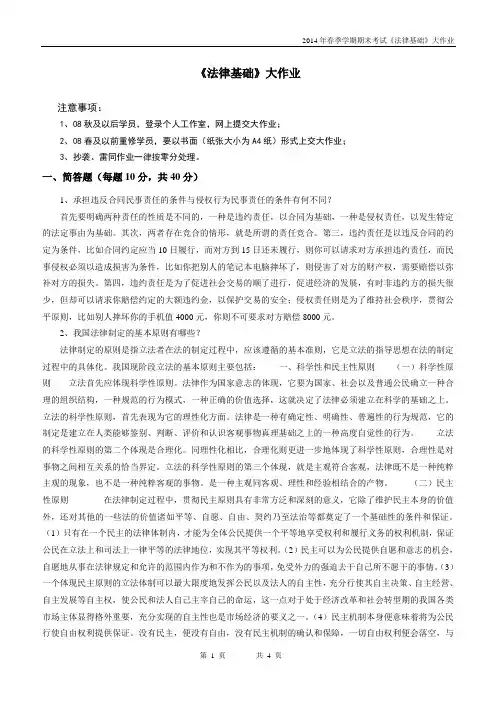 法律大作业