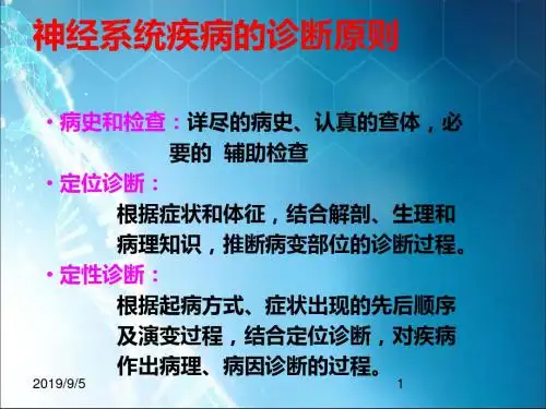 神经系统定位诊断ppt课件