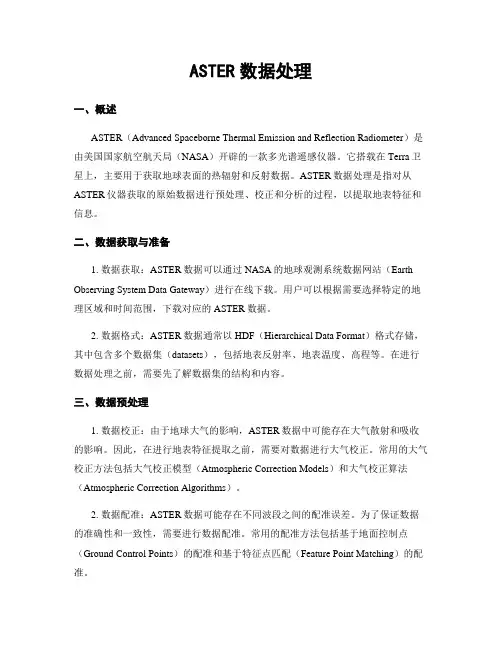 ASTER数据处理