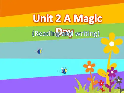 六年级下册英语课件-Unit 2 A Magic Day Lesson 4(2)-粤人版