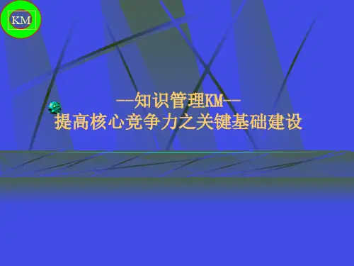 知识管理KM基本知识讲解