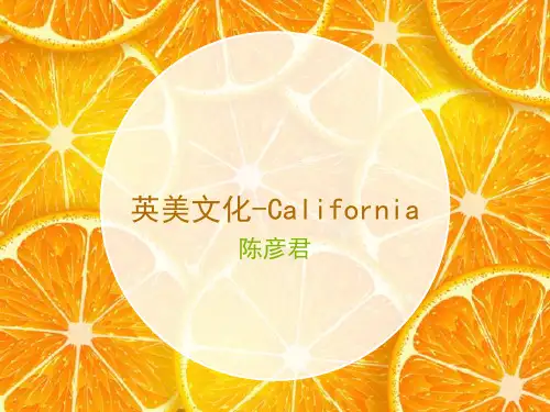 美国加州简介