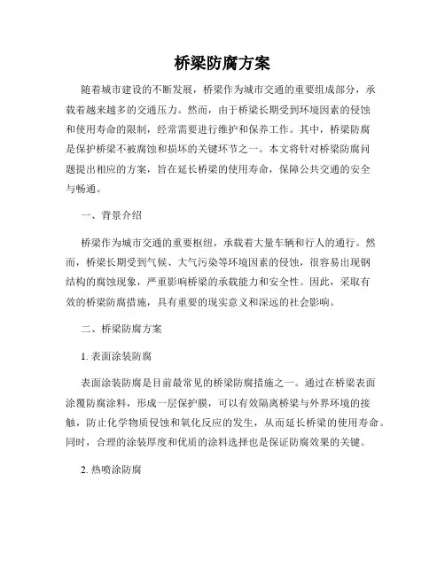 桥梁防腐方案