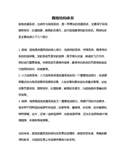 舰炮结构体系