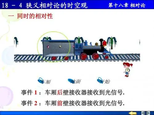 物理课件18-4_狭义相对论的时空观