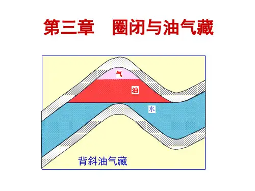 石油地质学 第3章圈闭和油气藏