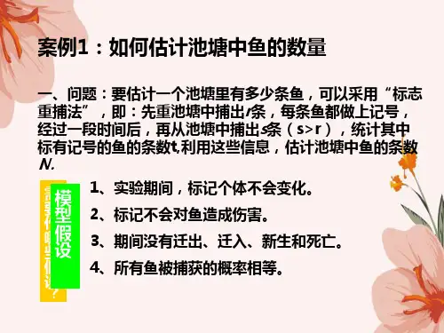 概率统计方法建模讲座