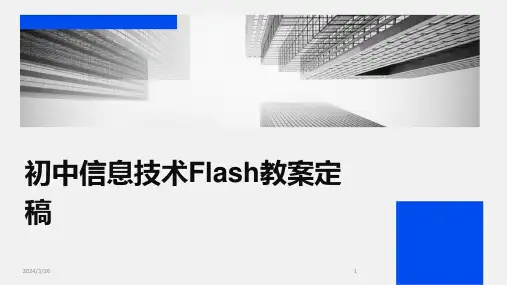 (2024年)初中信息技术Flash教案定稿
