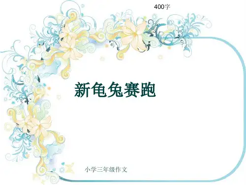 小学三年级作文《新龟兔赛跑》400字(共29页PPT)