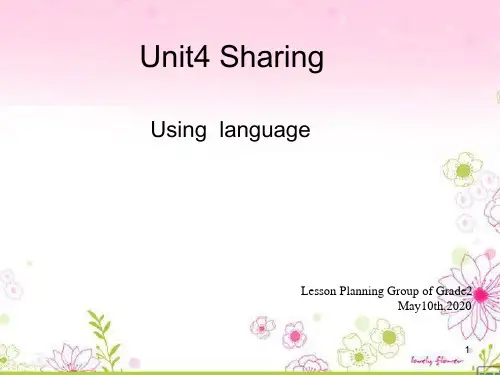 人教英语选修7Unit4Using language(共47张PPT)