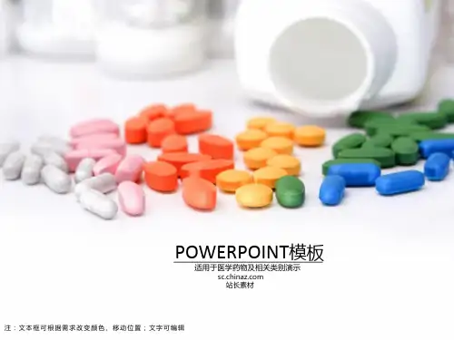 医学药物PPT模板