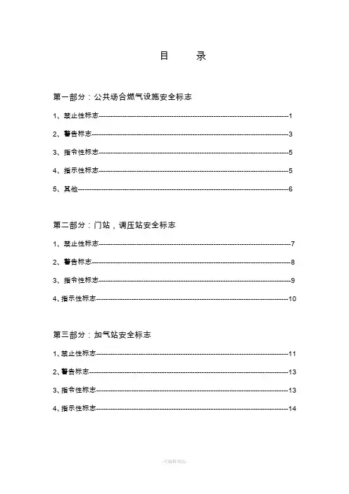 燃气标志汇总