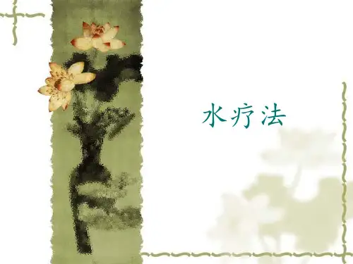 水疗法PPT课件