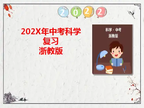 浙江省中考科学复习专题五化学实验探究(课件58张)