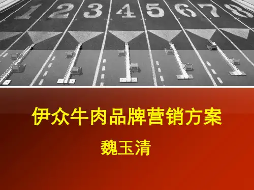 牛肉品牌营销方案(PPT 31页)