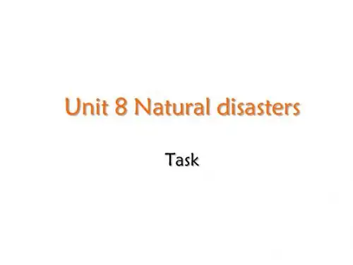 牛津译林版英语8AUnit 8 Task公开课课件
