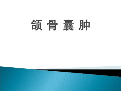 颌骨囊肿 PPT课件