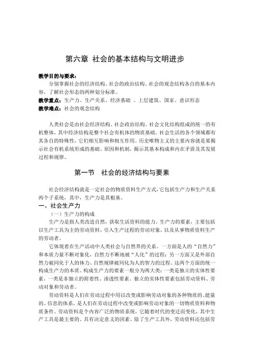 马克思主义哲学第六章