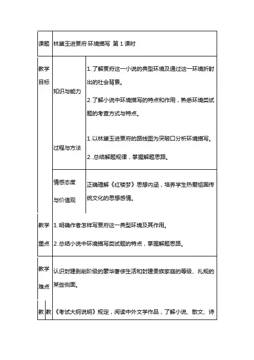 高中语文选修中国文化经典研读教案-红楼梦评论(节选)5-人教版