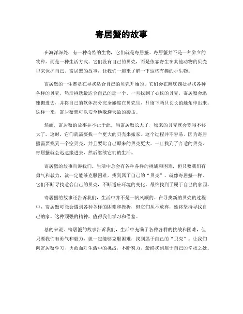寄居蟹的故事