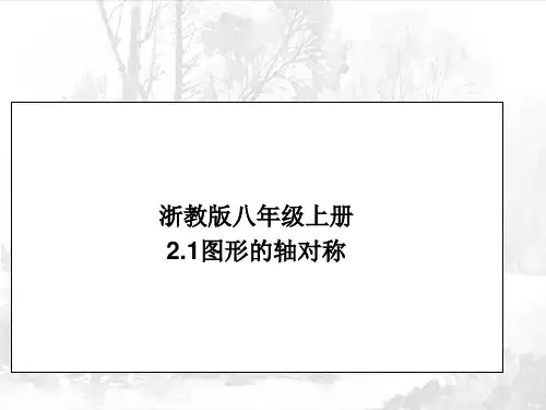 浙教版-数学-八年级上册2.1图形的轴对称 精品课件