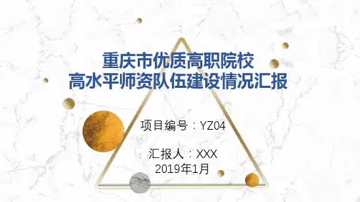 (定)高水平师资队伍建设PPT