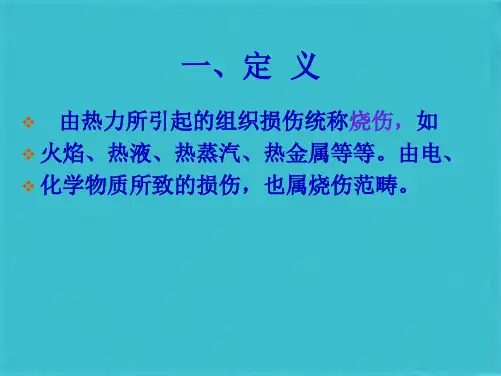 烧伤病人的护理(共82张PPT)