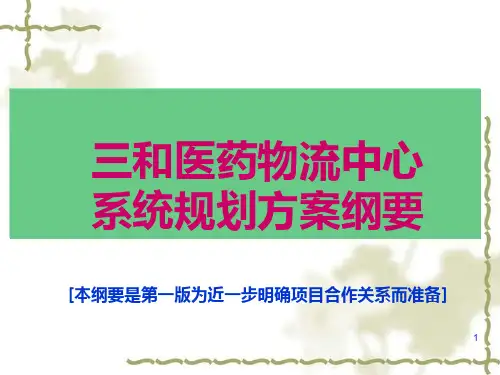 三和医药物流概述