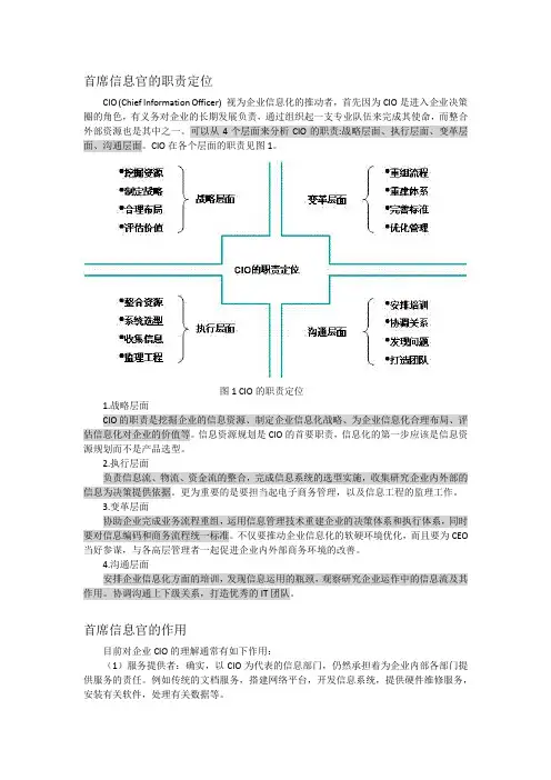 CIO首席信息官
