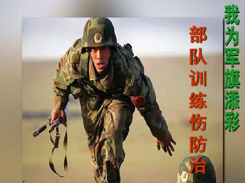 部队训练伤防治