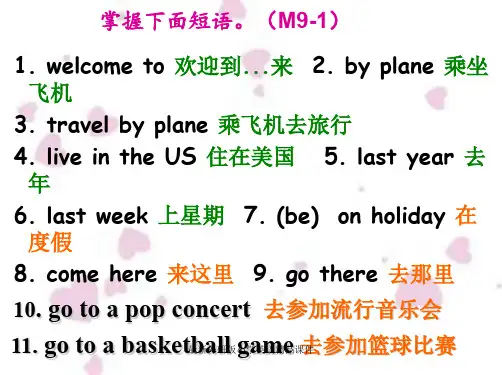外研版三起小学英语五年级下册精品课件：Module 9《Unit 2 Did you have a nice holiday》ppt课件3