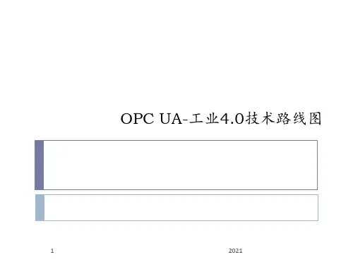4.-OPC-UA-工业4.0技术路线图(培训)PPT课件