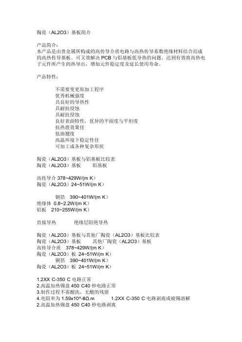 陶瓷板工艺及技术介绍