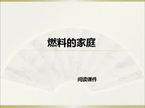 西师大版五年级下册语文阅读专题《19.燃料的家庭》课件