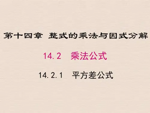 人教版八年级数学上册14.2.1 平方差公式(002)