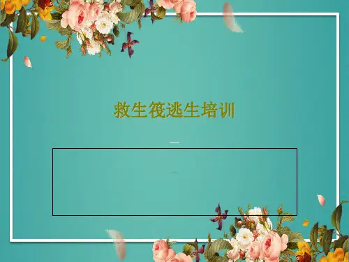 救生筏逃生培训PPT30页