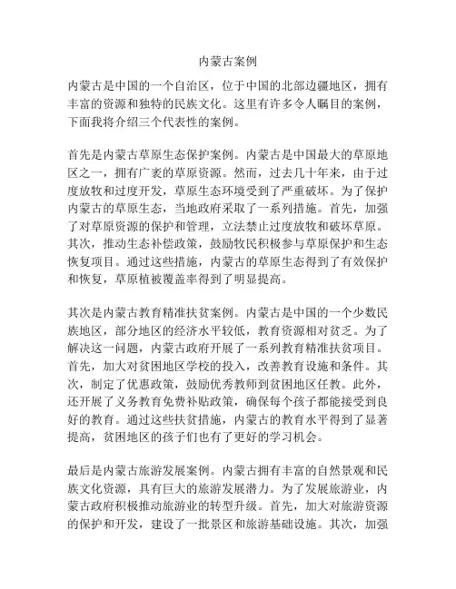 内蒙古案例