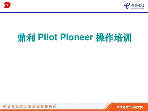 Pioneer操作培训-电信