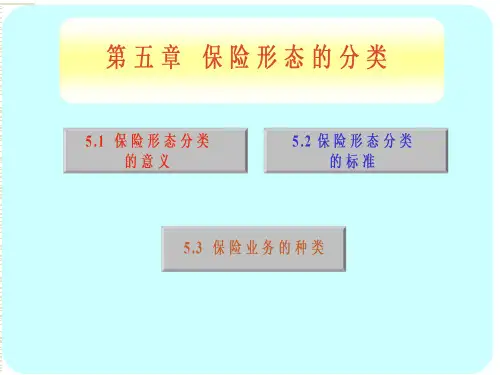 保险学课件--保-险-学(第五章)