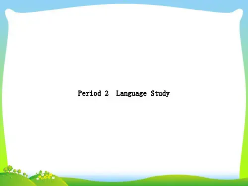 外研版高中英语选修六教学课件：unit+4+Period+2