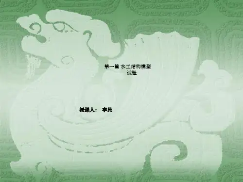 水工结构模型试验