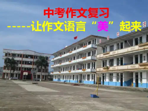 中考语文作文复习：作文的语言美ppt课件全版.ppt