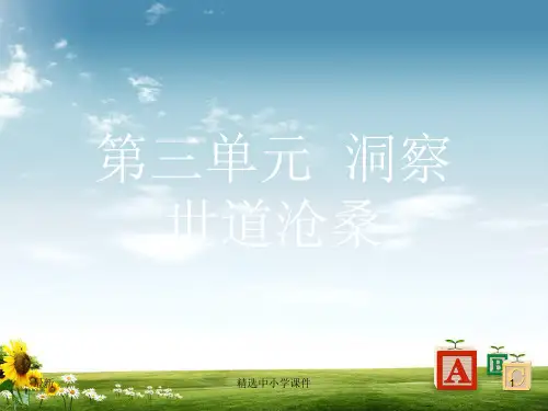 精选-高中语文第三单元洞察世道沧桑7林黛玉进贾府课件鲁人版必修4