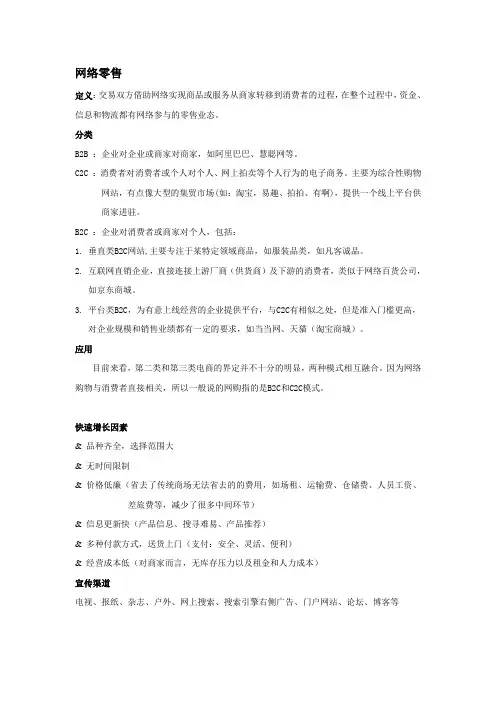 网络零售