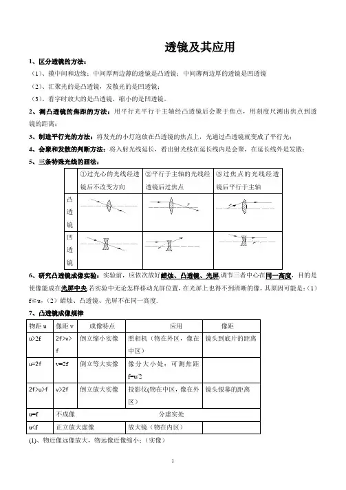 北师大版物理八年级下册总复习重点整理