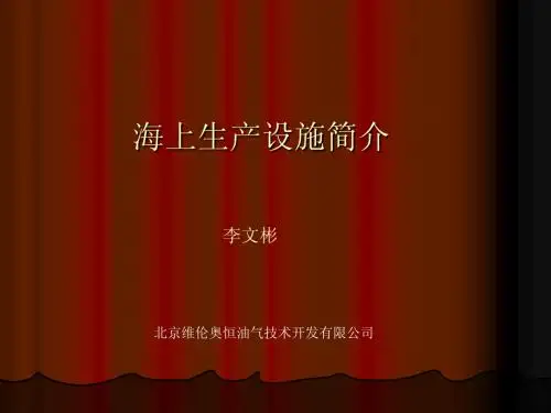 海上生产设施简介