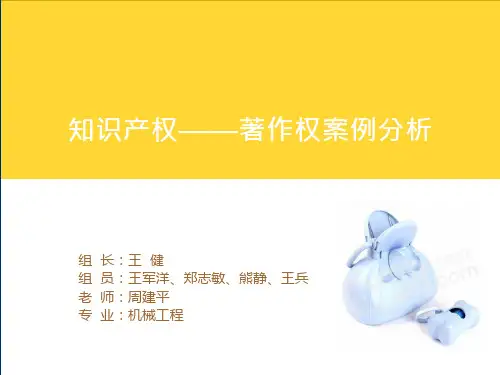 知识产权-著作权案例分析