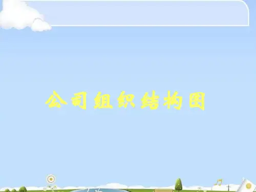 公司组织结构图